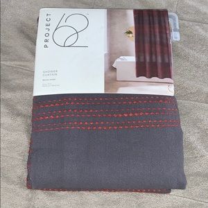 Project 62 brand new woven striped shower curtain